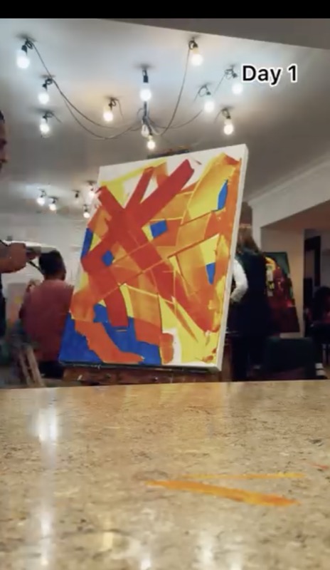 Yasir Rizvi art reel on Instagram