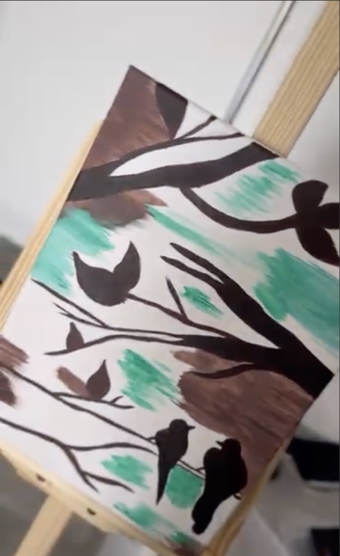 Yasir Rizvi art reel on Instagram